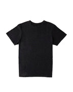 Black t-shirt on a white background